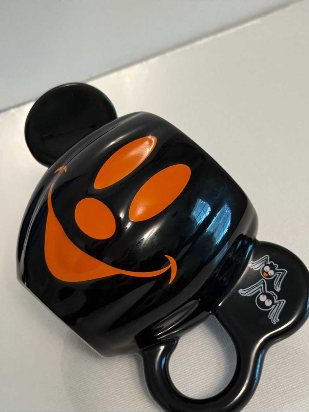 Disney Black and Orange Halloween Smile Mug - Brand:
